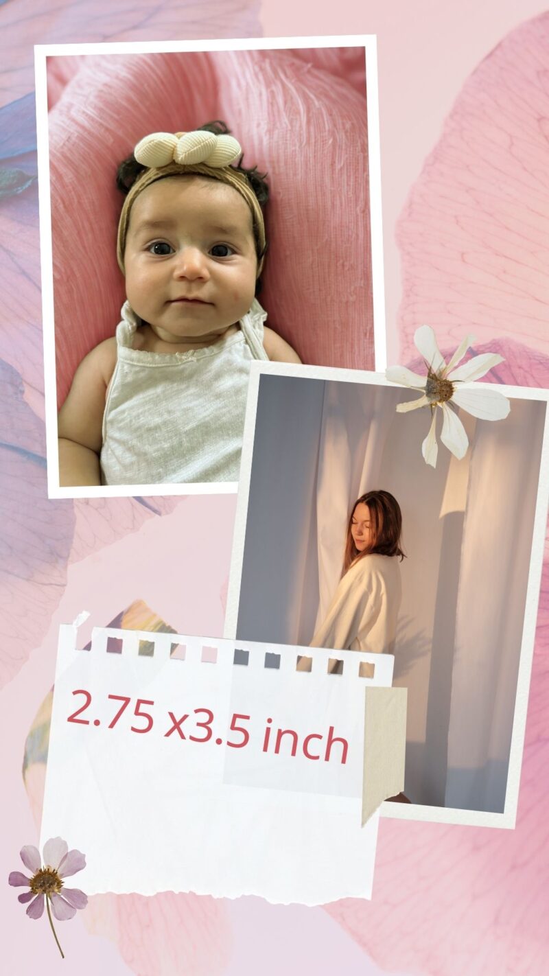 Customize Photo Magnets (Medium Size) 2.75x3.5 inch